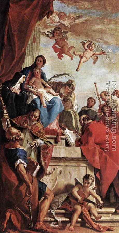 Sebastiano Ricci : Madonna and Child with Saints